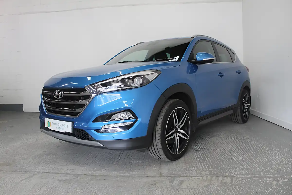 Used 2016 Hyundai Tucson Premium Blue - Interior and Exterior details 2