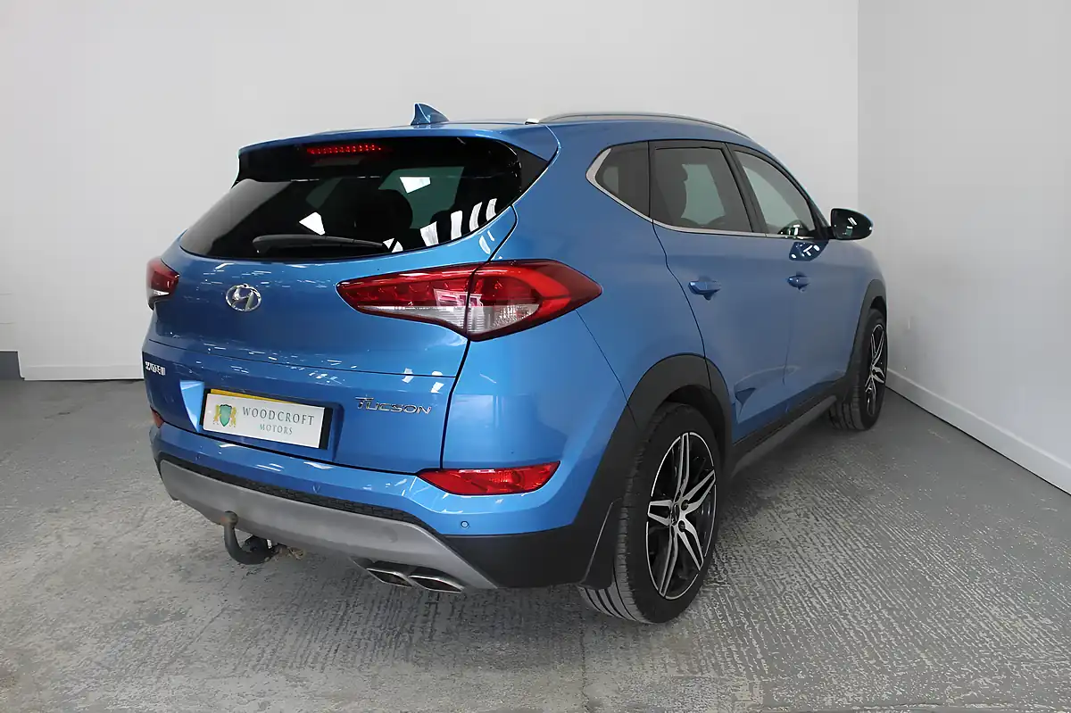 Used 2016 Hyundai Tucson Premium Blue - Interior and Exterior details 6