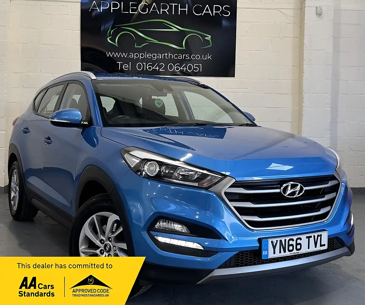 Used 2016 Hyundai Tucson Se Blue - Front View