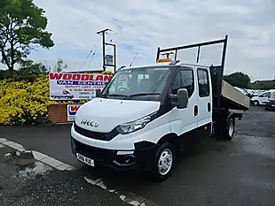 Used 2016 Iveco Daily 35C13 Lwb Crew Cab Tipper White - Interior and Exterior details 4