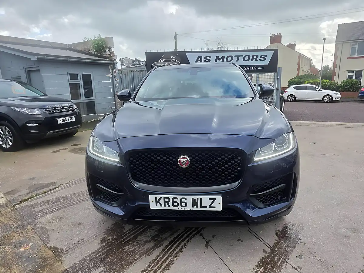 Used 2016 Jaguar F-Pace R-Sport Blue - Interior and Exterior details 2