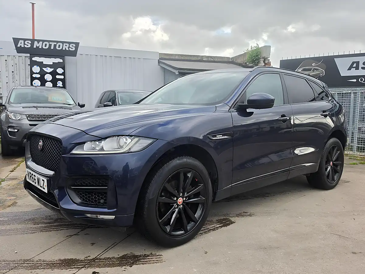 Used 2016 Jaguar F-Pace R-Sport Blue - Interior and Exterior details 3