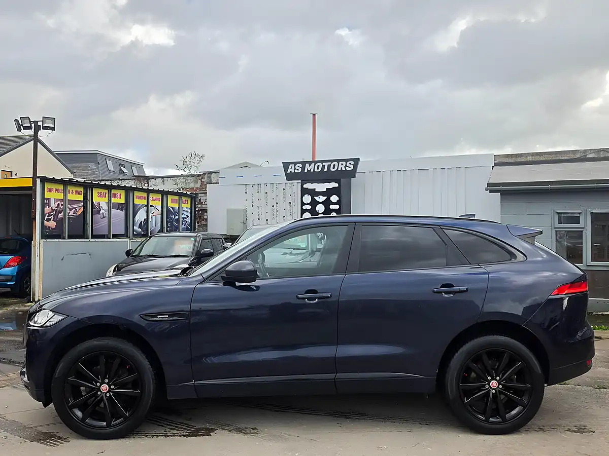 Used 2016 Jaguar F-Pace R-Sport Blue - Interior and Exterior details 4