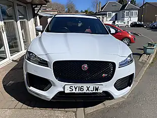Used 2016 Jaguar F-Pace S White - Interior and Exterior details 2