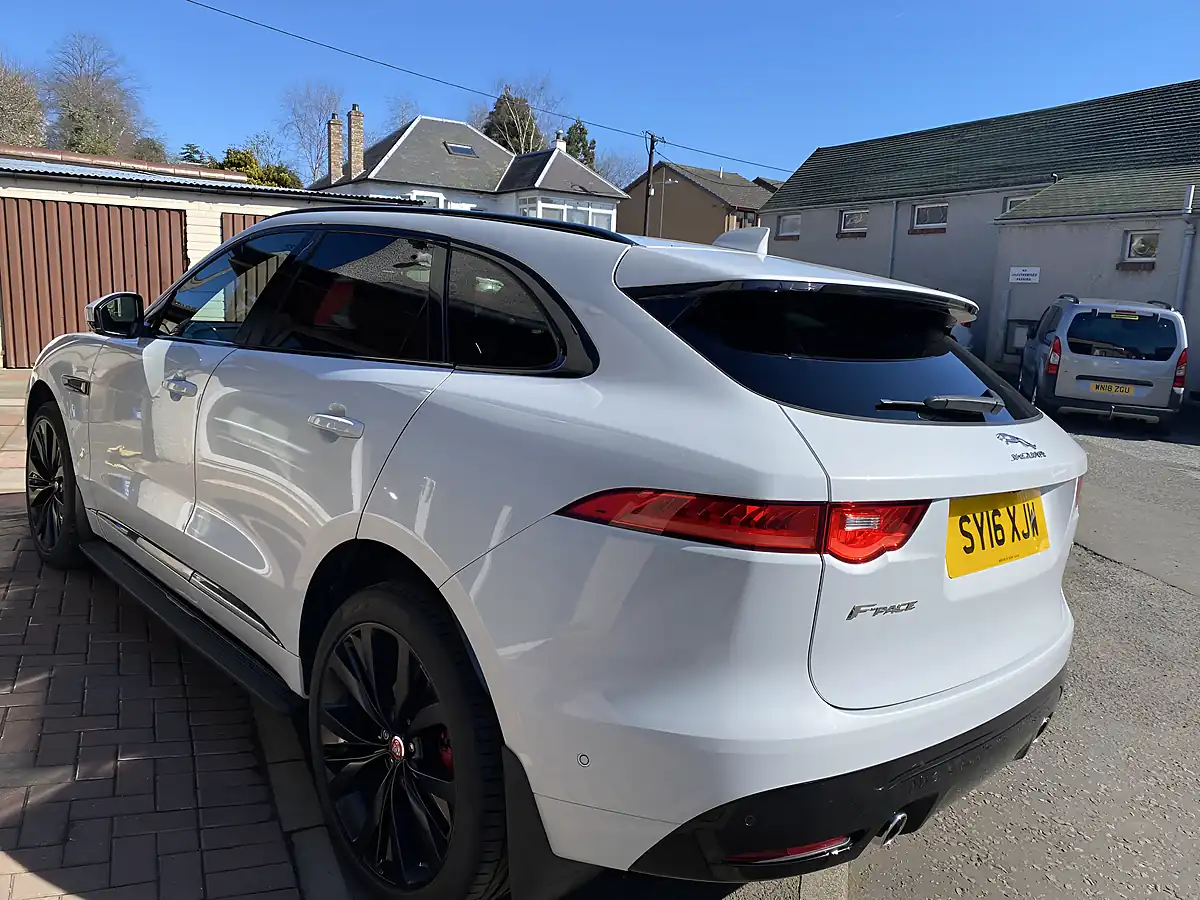 Used 2016 Jaguar F-Pace S White - Interior and Exterior details 9