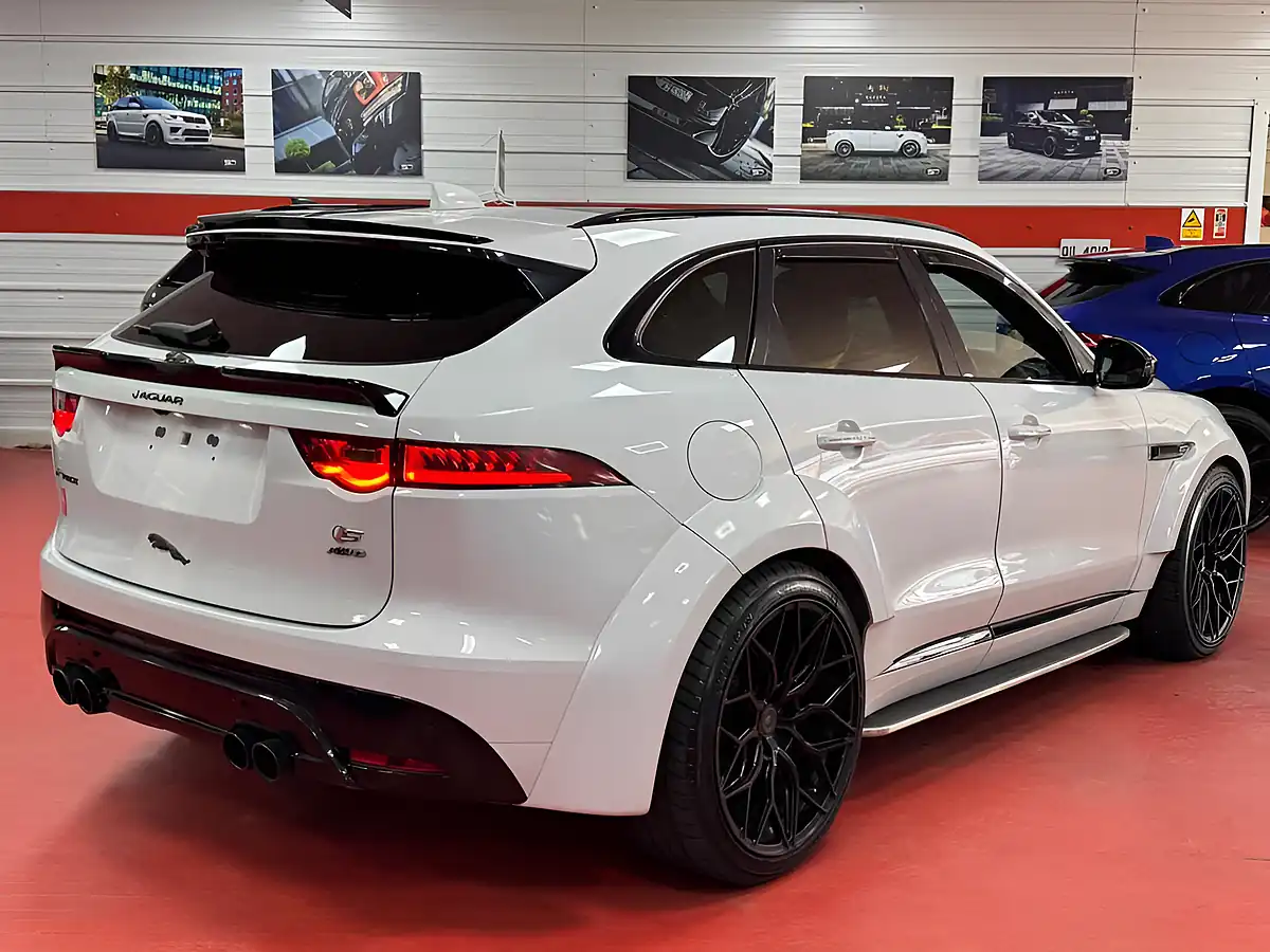 Used 2016 Jaguar F-Pace S White - Interior and Exterior details 2