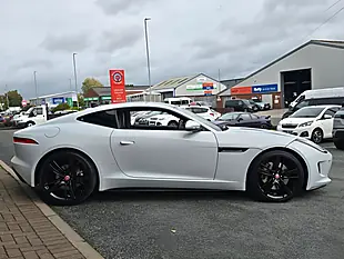 Used 2016 Jaguar F-Type Coupe Glacier White - Interior and Exterior details 12