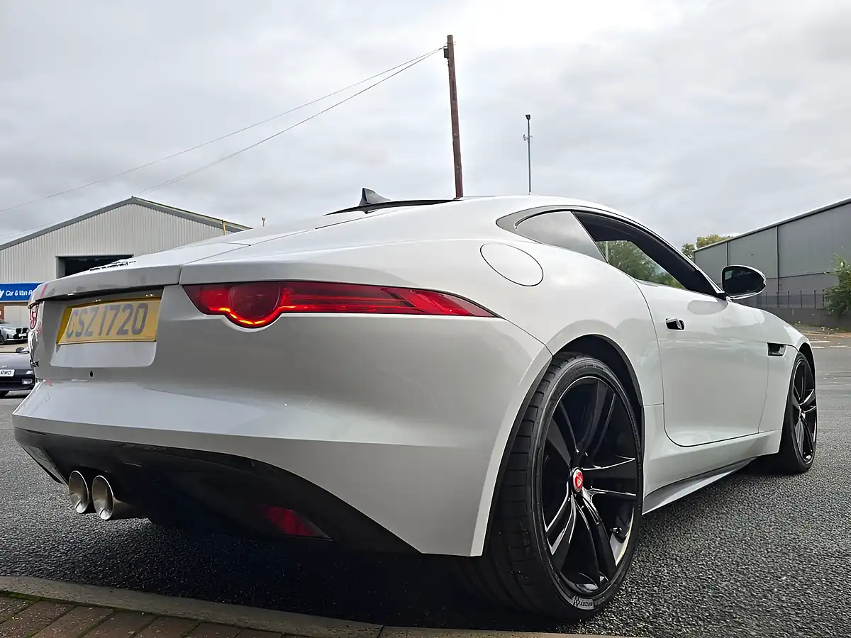 Used 2016 Jaguar F-Type Coupe Glacier White - Interior and Exterior details 13