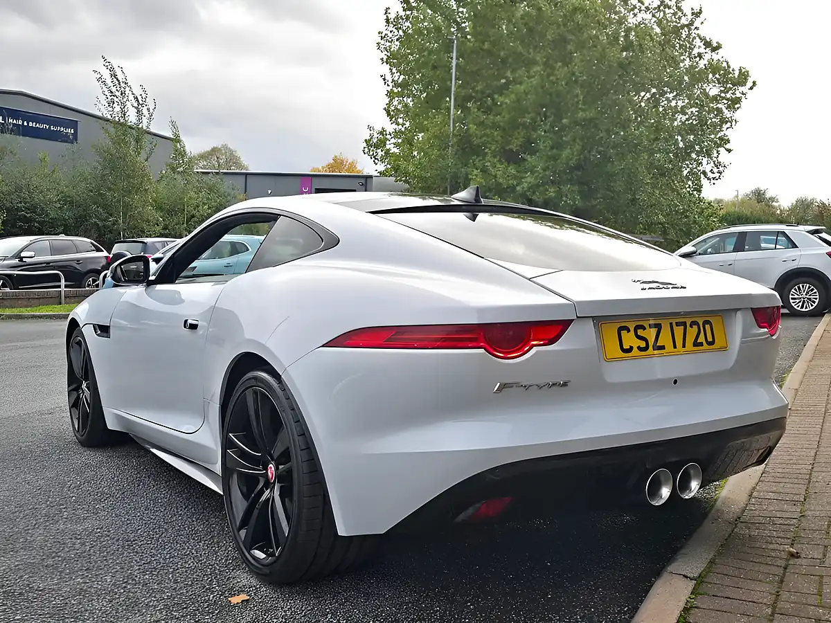 Used 2016 Jaguar F-Type Coupe Glacier White - Interior and Exterior details 14