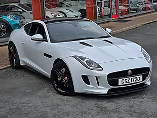 Used 2016 Jaguar F-Type Coupe Glacier White - Interior and Exterior details 3