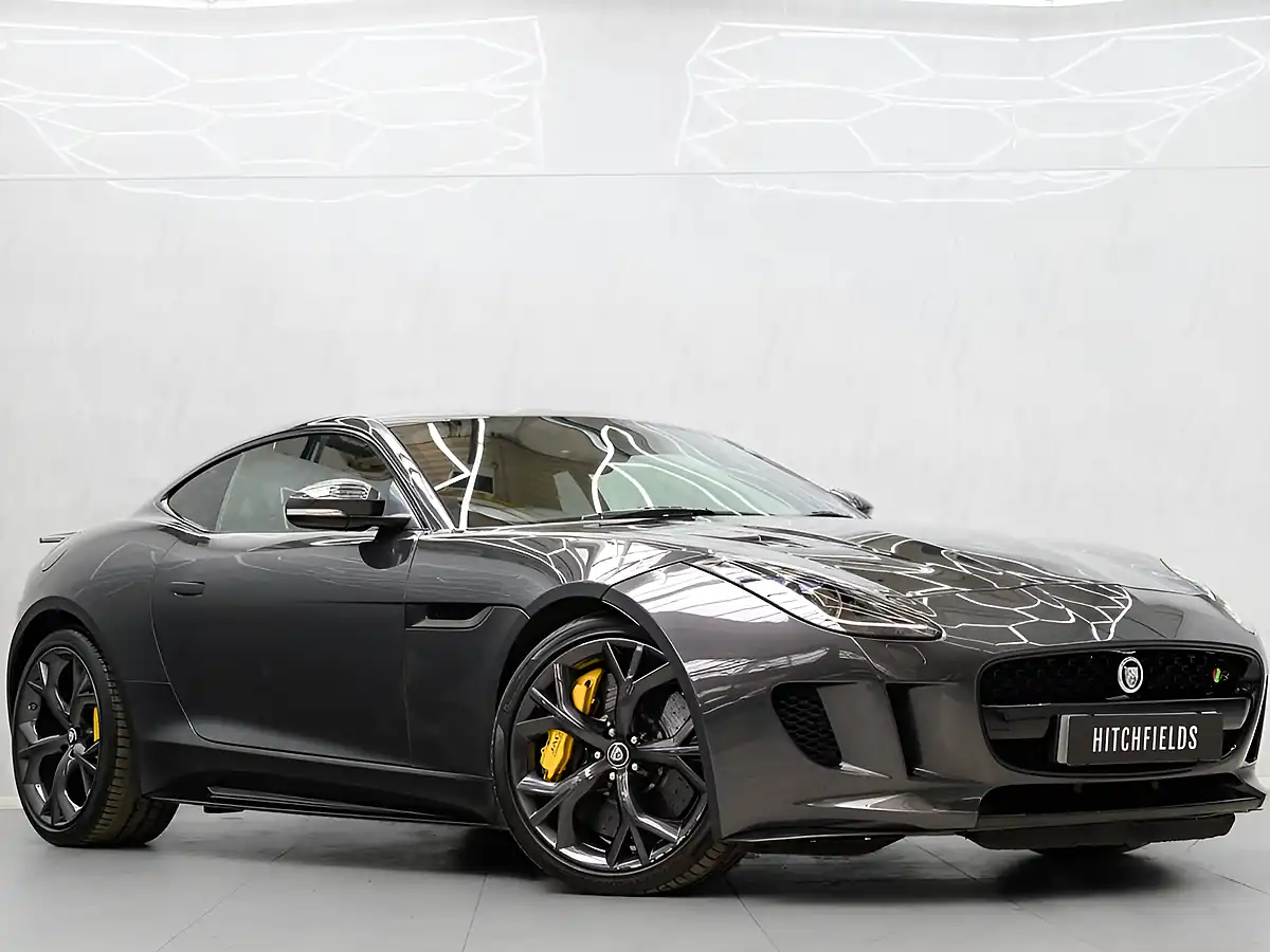 Used 2016 Jaguar F-Type R Coupe Grey - Front View