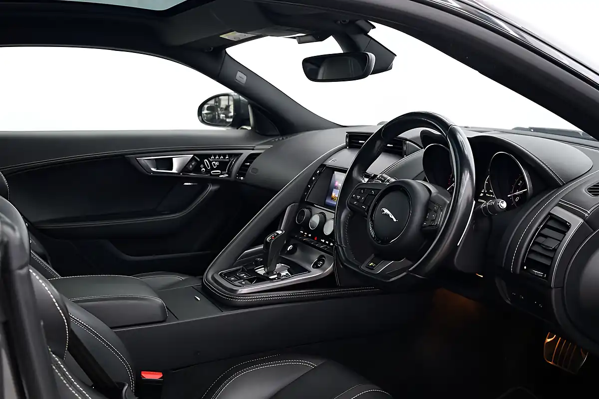 Used 2016 Jaguar F-Type R Coupe Grey - Interior and Exterior details 12