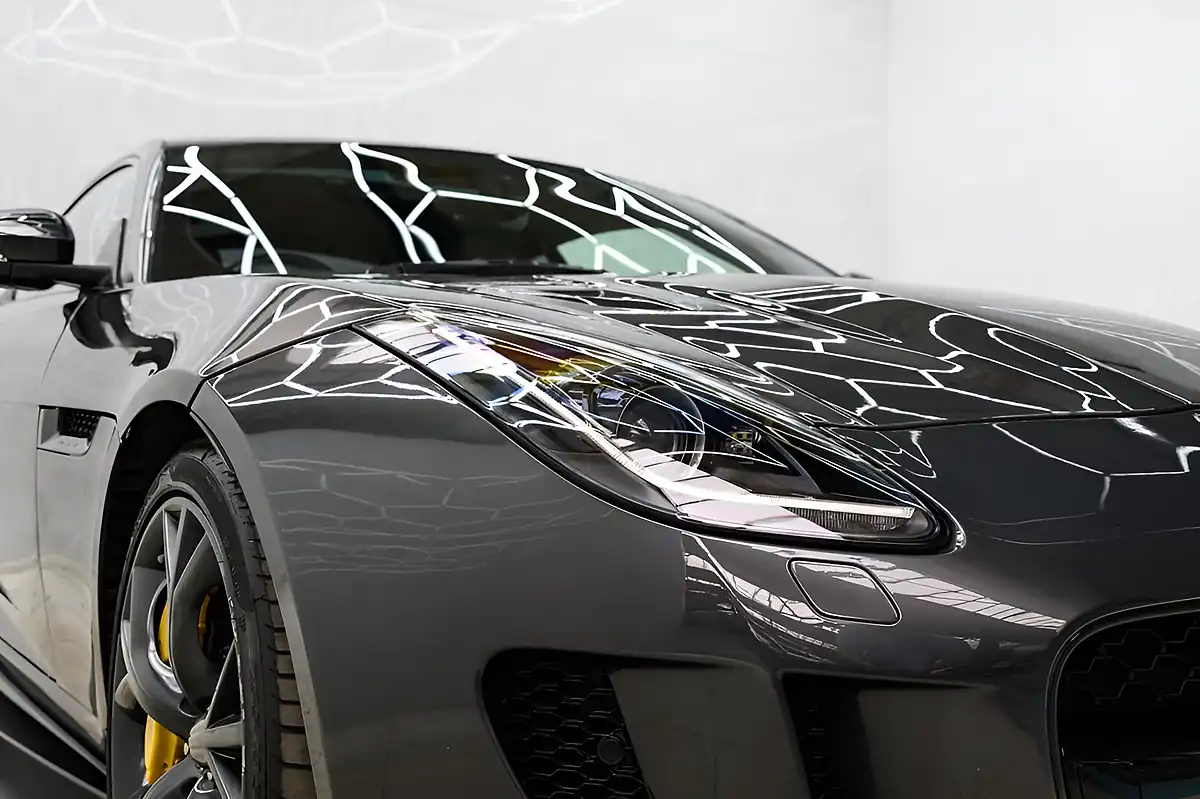 Used 2016 Jaguar F-Type R Coupe Grey - Interior and Exterior details 2