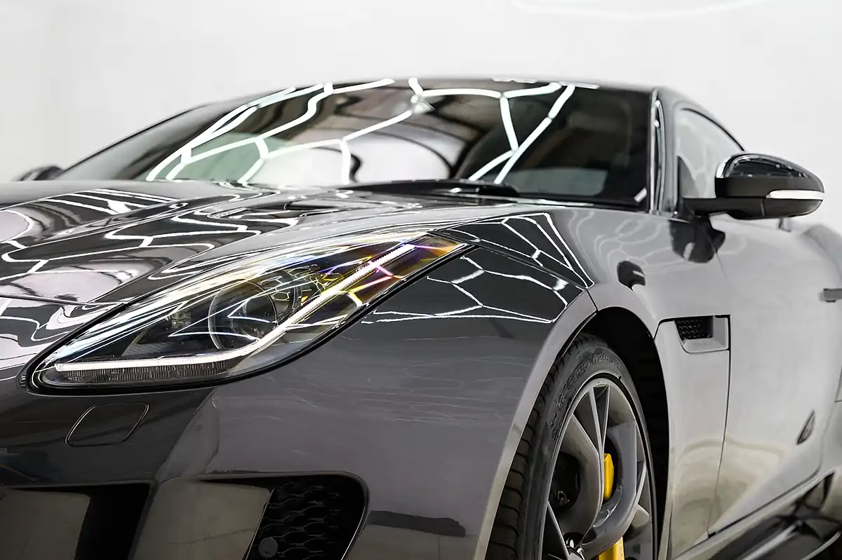 Used 2016 Jaguar F-Type R Coupe Grey - Interior and Exterior details 6