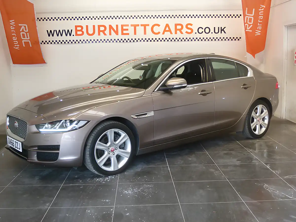 Used 2016 Jaguar Xe Portfolio AWD Bronze - Front View