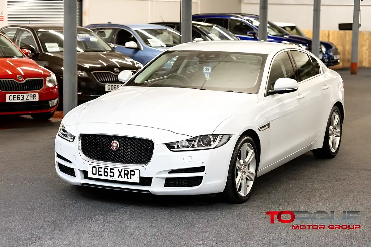 Used 2016 Jaguar Xe Portfolio White - Front View