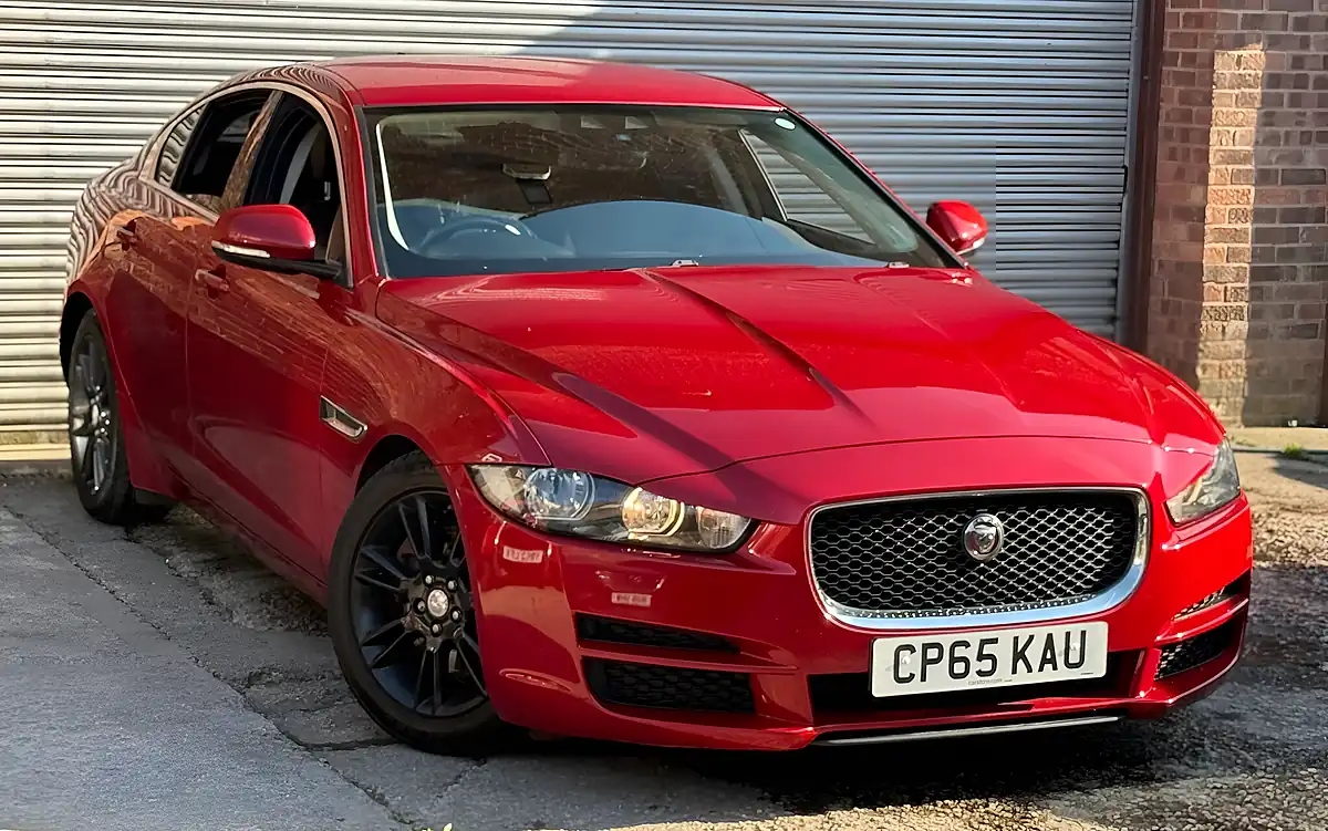 Used 2016 Jaguar Xe Prestige Red - Front View