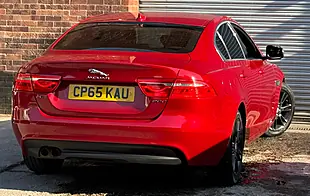 Used 2016 Jaguar Xe Prestige Red - Interior and Exterior details 6