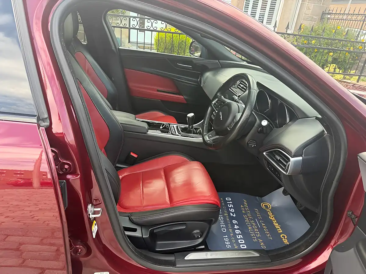 Used 2016 Jaguar Xe R-Sport Red - Interior and Exterior details 2