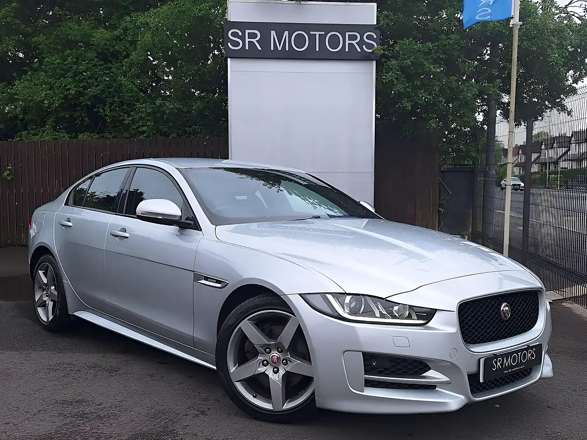 Used 2016 Jaguar Xe R-Sport Silver - Front View