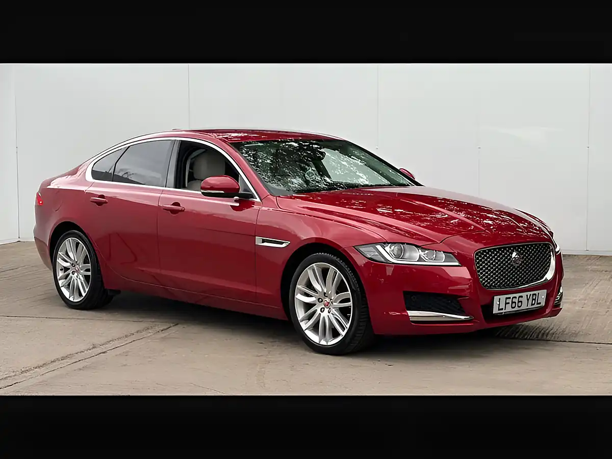 Used 2016 Jaguar Xf Portfolio Red - Front View