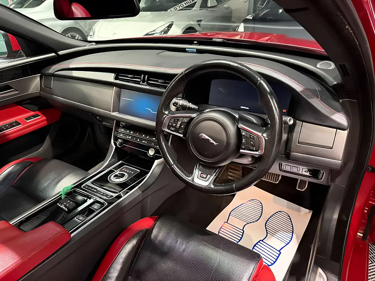 Used 2016 Jaguar Xf S Red - Interior and Exterior details 12