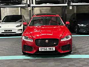 Used 2016 Jaguar Xf S Red - Interior and Exterior details 4