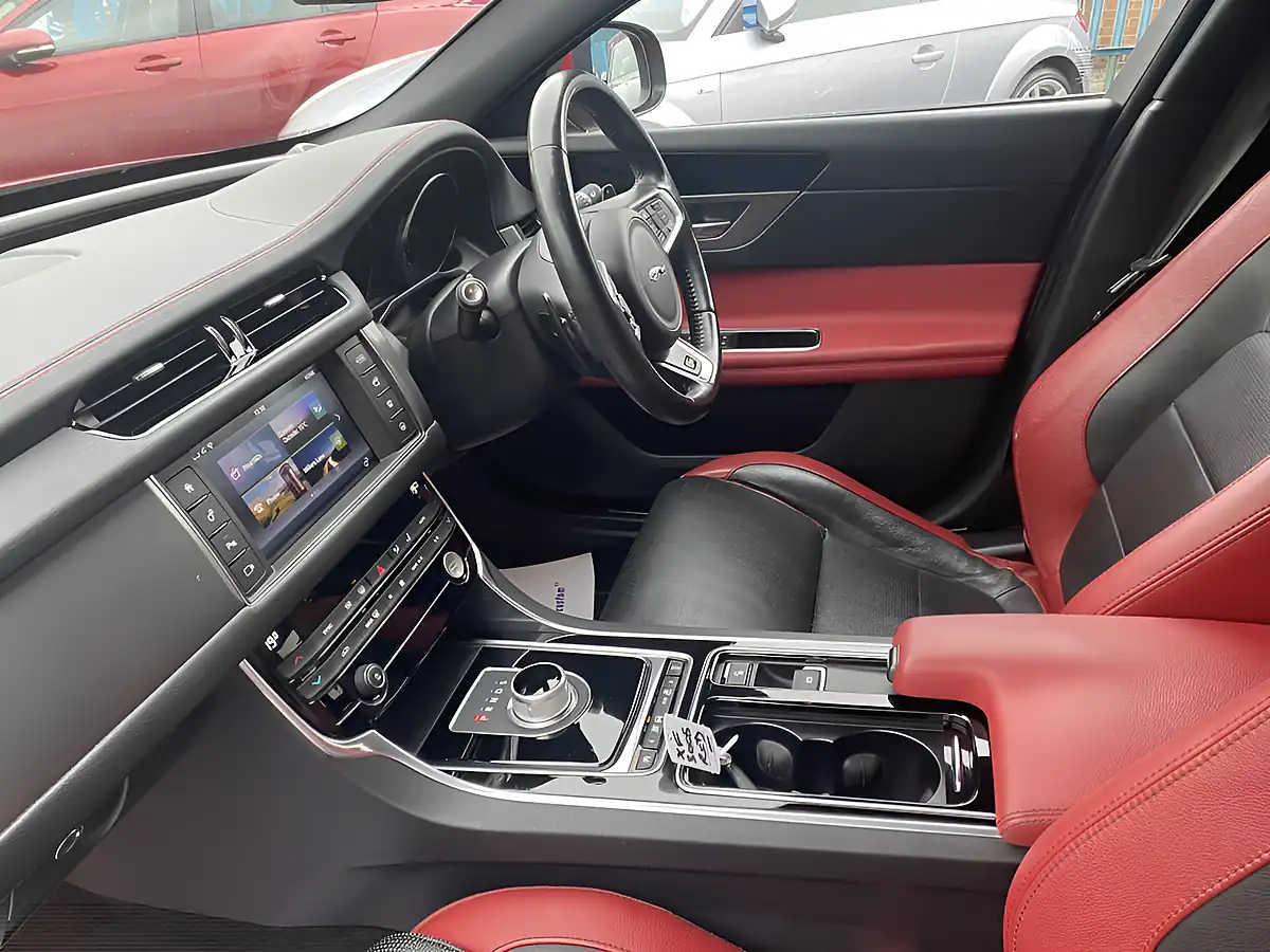 Used 2016 Jaguar Xf S Red - Interior and Exterior details 7