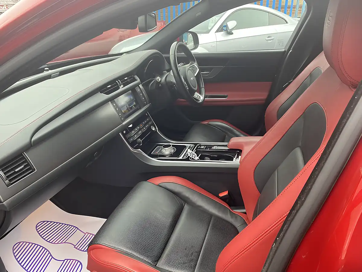 Used 2016 Jaguar Xf S Red - Interior and Exterior details 8