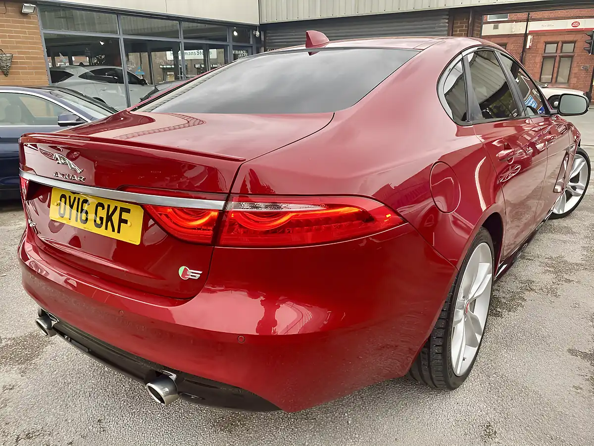 Used 2016 Jaguar Xf S Red - Interior and Exterior details 9