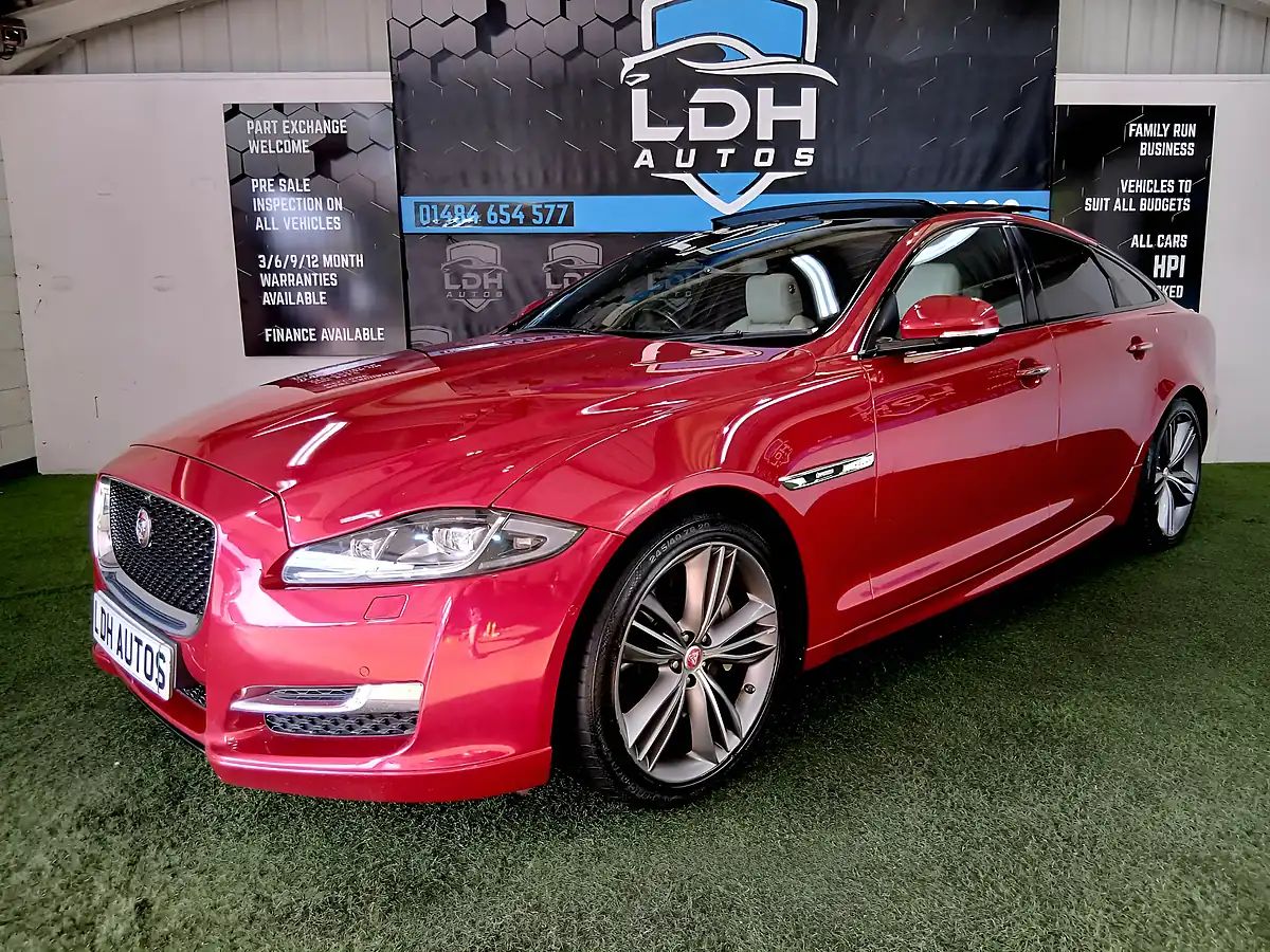 Used 2016 Jaguar Xj R-Sport Red - Interior and Exterior details 6