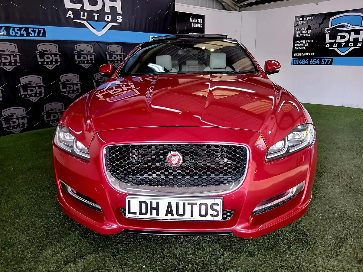 Used 2016 Jaguar Xj R-Sport Red - Interior and Exterior details 7