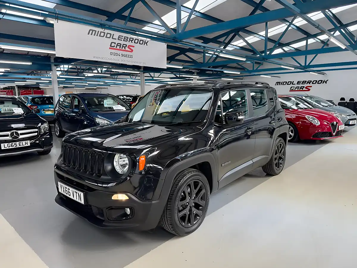 Used 2016 Jeep Renegade Dawn of Justice Black - Front View