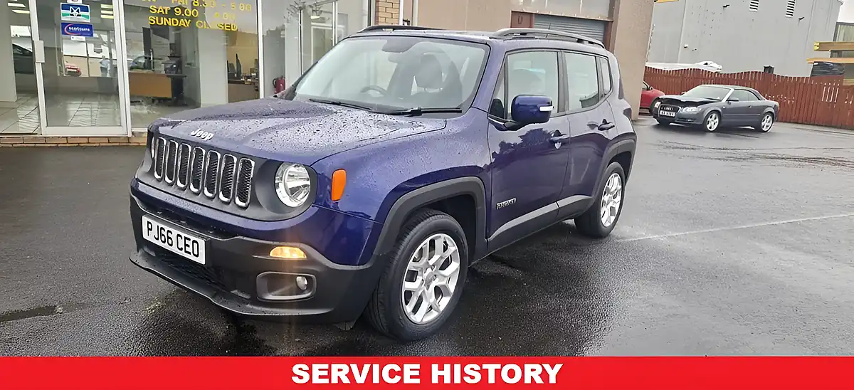 Used 2016 Jeep Renegade Longitude Blue - Front View