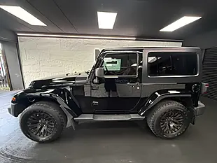 Used 2016 Jeep Wrangler Sahara Black - Interior and Exterior details 11