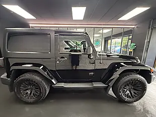Used 2016 Jeep Wrangler Sahara Black - Interior and Exterior details 13
