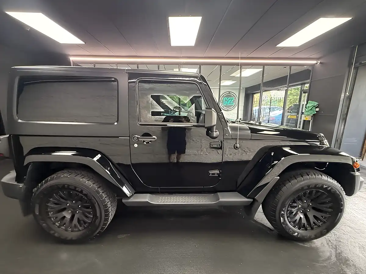 Used 2016 Jeep Wrangler Sahara Black - Interior and Exterior details 13