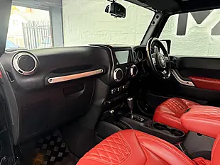 Used 2016 Jeep Wrangler Sahara Black - Interior and Exterior details 14