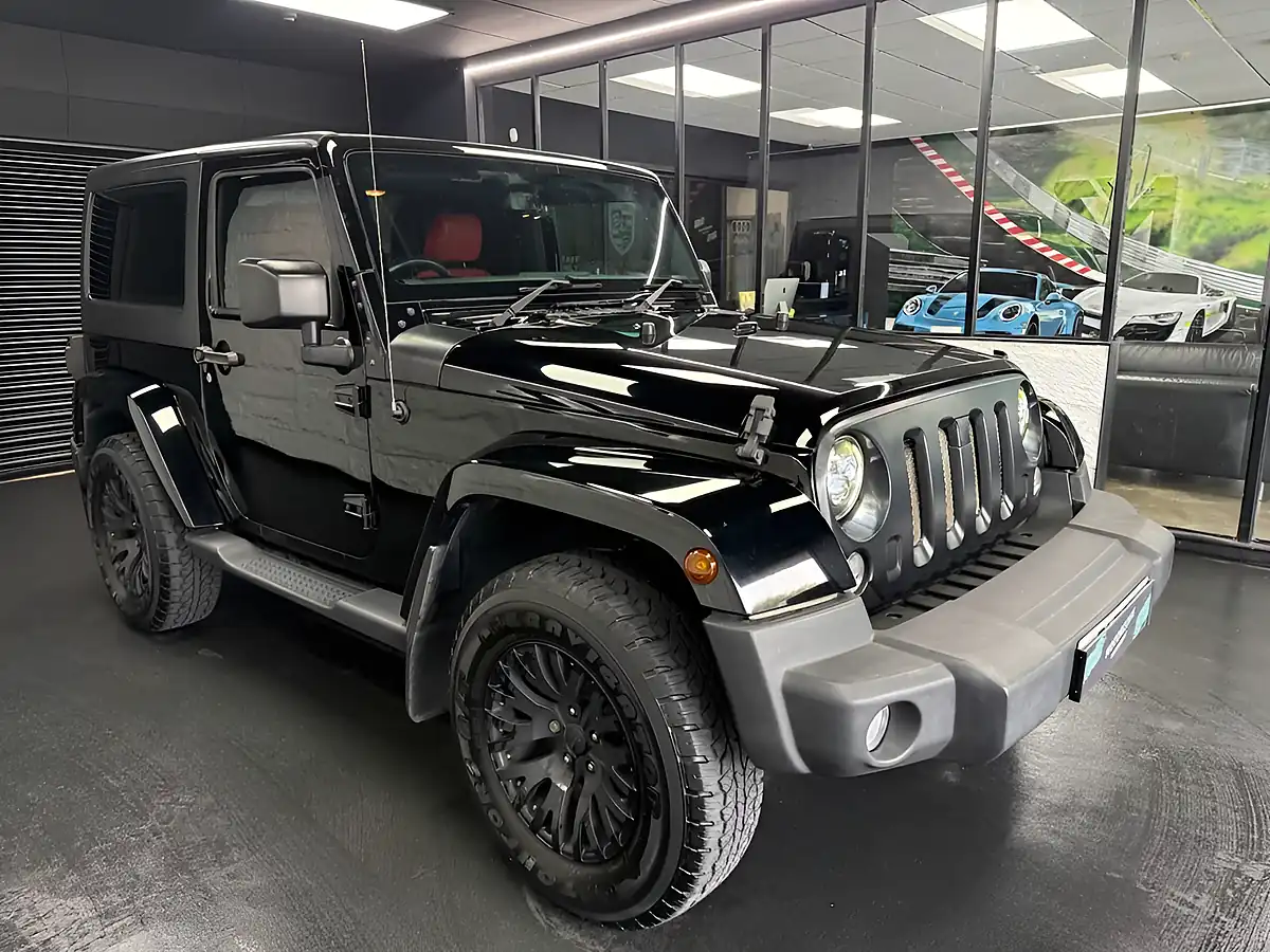 Used 2016 Jeep Wrangler Sahara Black - Interior and Exterior details 15