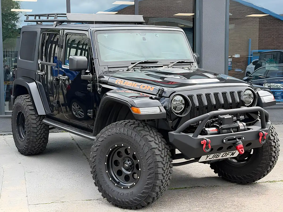 Used 2016 Jeep Wrangler Sport Unlimited Black - Interior and Exterior details 5