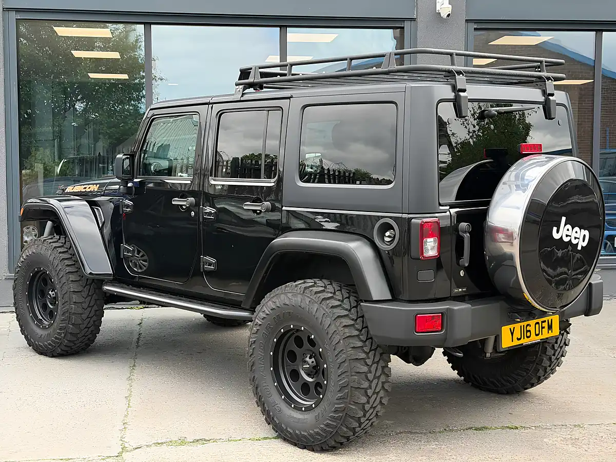 Used 2016 Jeep Wrangler Sport Unlimited Black - Interior and Exterior details 6