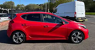 Used 2016 Kia Ceed GT-Line Red - Interior and Exterior details 2