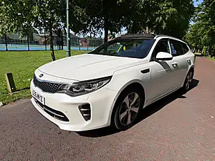 Used 2016 Kia Optima GT-Line S Sportswagon White - Interior and Exterior details 10