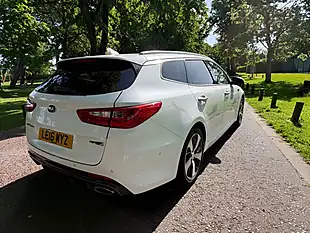Used 2016 Kia Optima GT-Line S Sportswagon White - Interior and Exterior details 4