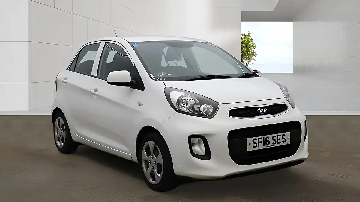 Used 2016 Kia Picanto 1 Air White - Front View