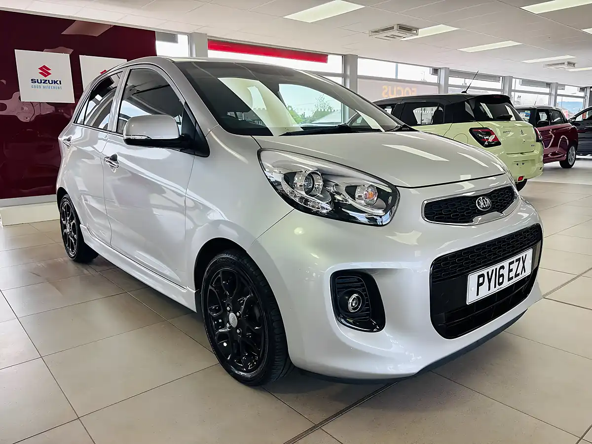 Used 2016 Kia Picanto Ecodynamics 4 Euro 5 (s/S) 5dr Silver - Front View