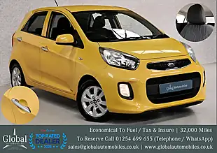 Used 2016 Kia Picanto SR7 Honey Yellow - Interior and Exterior details 3