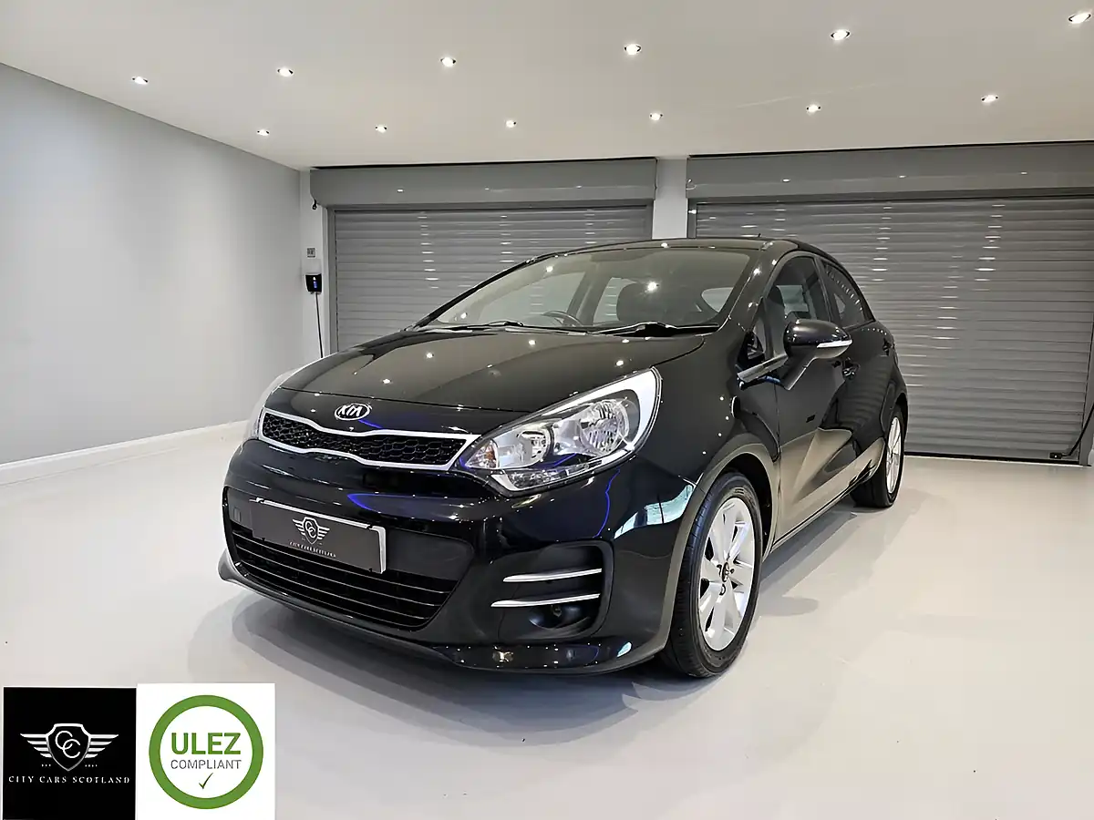 Used 2016 Kia Rio 2 Midnight Black - Front View