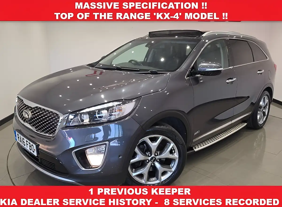 Used 2016 Kia Sorento KX-4 Grey - Front View