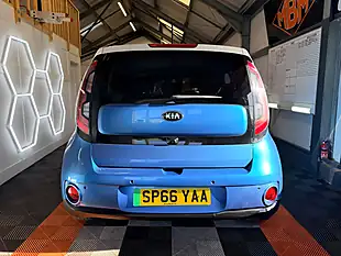 Used 2016 Kia Soul EV SUV Blue - Interior and Exterior details 10